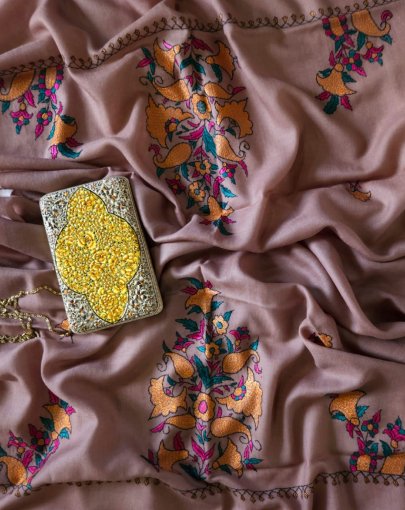 PaperMache Sozni handwork Stole